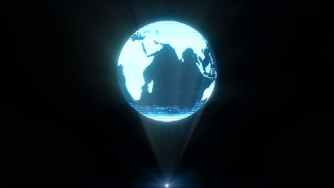 Tierra-Holograma-Mundo-Holográfico-Proyector-De-Ciencia-Ficción-Tecnología-Futurista-Bucle-De-Falla-4k